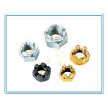 DIN937 Hexagon Thin Castle Nuts para la Industria